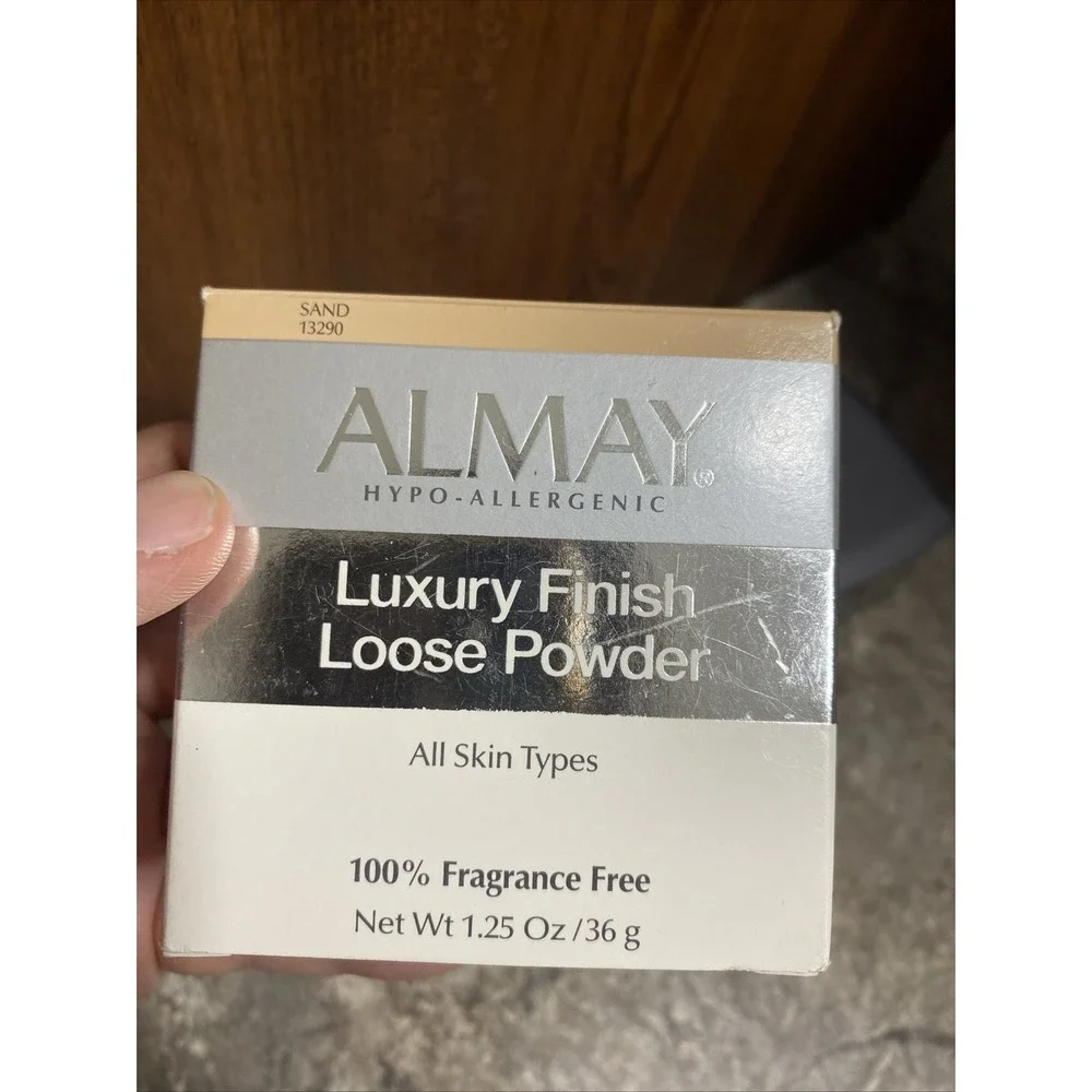Almay Luxury Finish Loose‎ Powder 1.25 oz Sand RARE NIB
